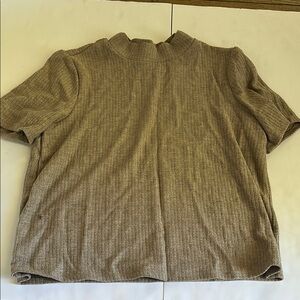 Halogen Tan Short Sleeve Jacket